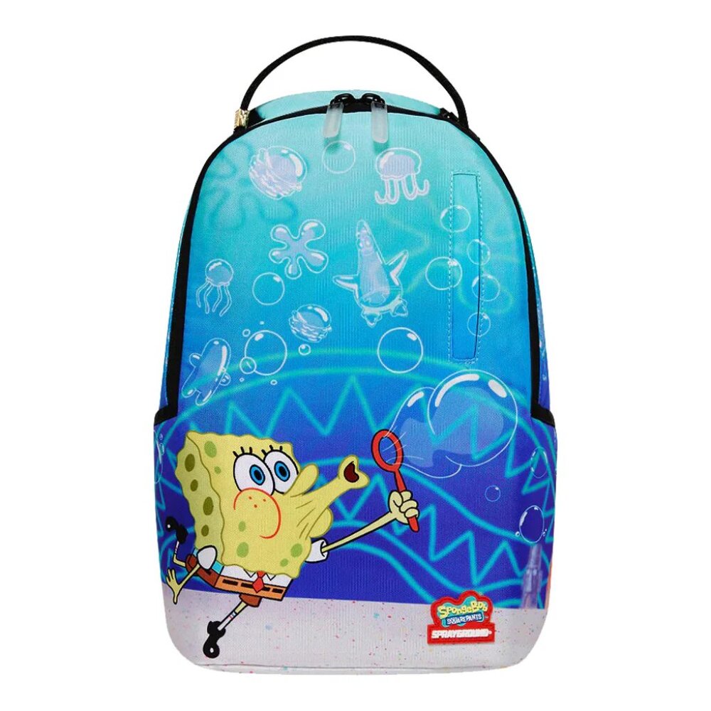 Sprayground SpongeBob Blowing Bubbles DLXR Mini Backpack